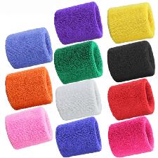 Custom embroidered wristbands/ Sweat Wrist Band wholesale, custom logo printed
