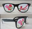 Pinhole Eyeglasses With Color Painting Printing On Lens