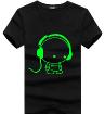 190GSM 100%Cotton Luminous Logo T-shirt