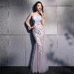 Sexy See Through Maxi Mermaid Party Dress Bodycon Shoulder Off