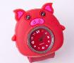 Silicone Slap Watch With Pig Design